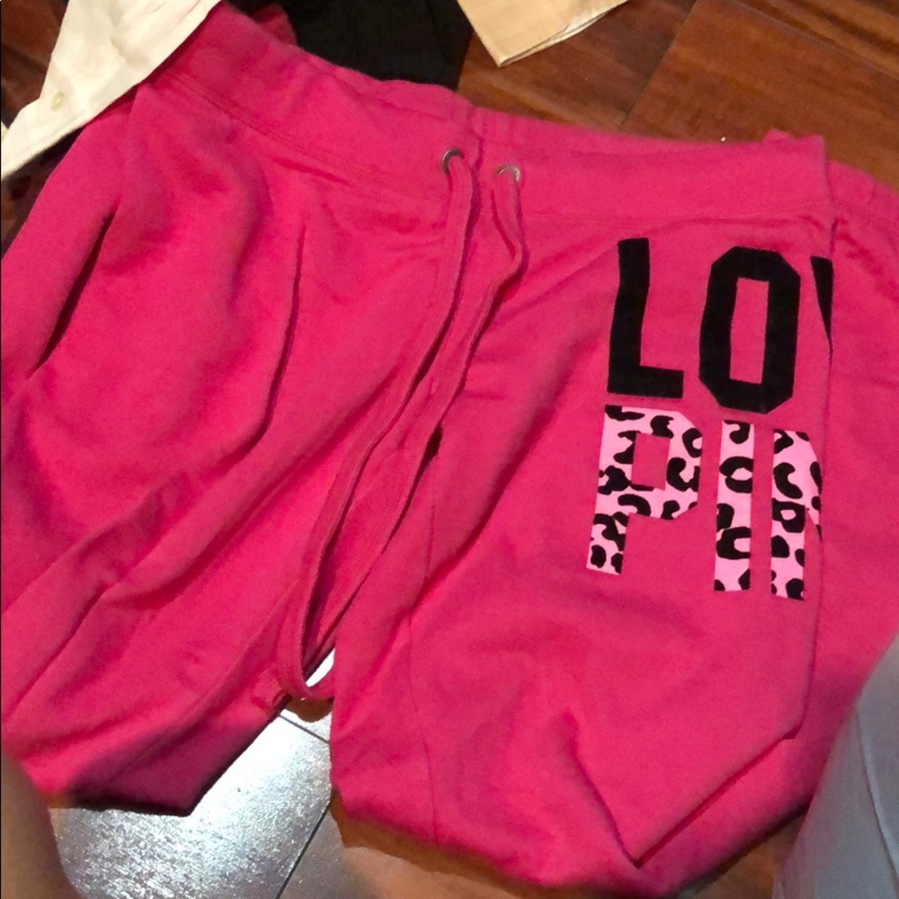 Pink sweat pant